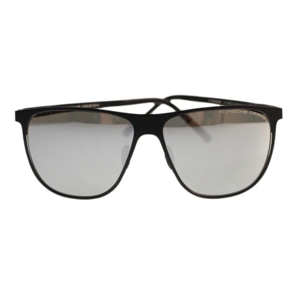 Porsche Design Sunglasses - P'8609-A Black/Mirror 58-14-140 - Picture 1 of 5